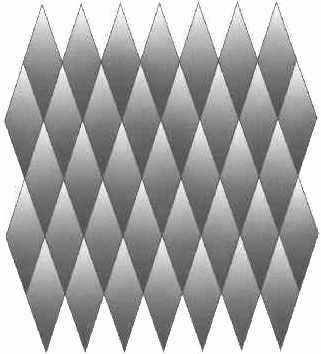 Ilusión óptica - Rombos grises