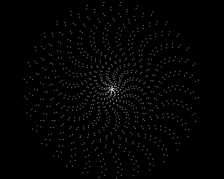 Ilusión óptica - Rotación caótica