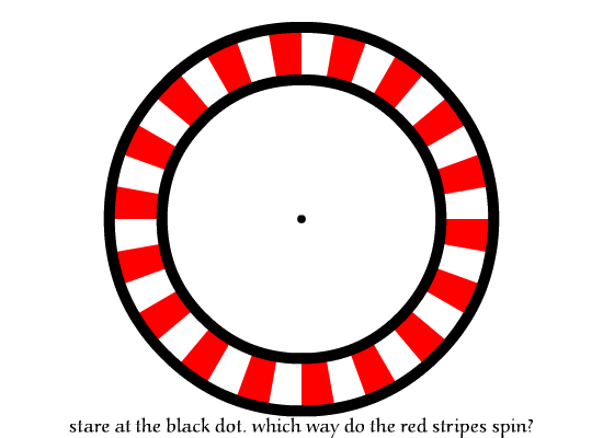 Illusions d'Optique - Changement de rotation